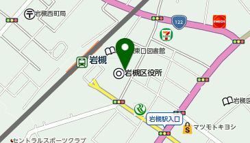 メガネのウインク明光堂の地図画像