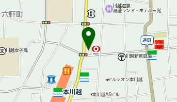 カギの救急車川越店の地図画像