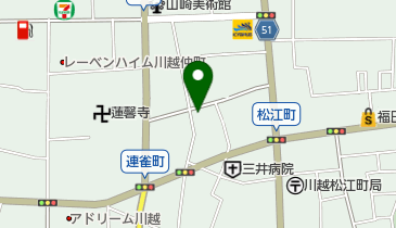 中沢洋品店本店の地図画像