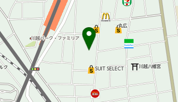 ヤマノミュージックサロン川越の地図画像