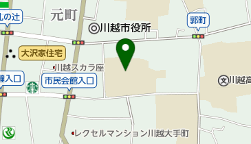 川越市 川越学童保育室の地図画像