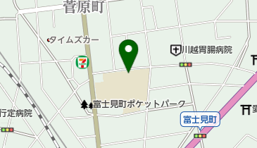 川越市 仙波学童保育室の地図画像