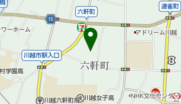 カトリック川越教会の地図画像