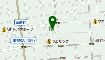 キリスト改革派川越教会の地図画像