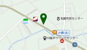 台湾基督教会川越教会の地図画像