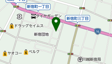立正佼成会川越教会の地図画像