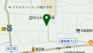 有限会社川越クリーニングの地図画像