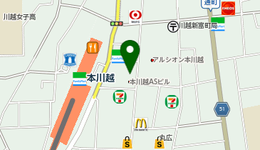 おぎの化粧品店の地図画像