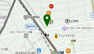 中央コンタクト川越店の地図画像