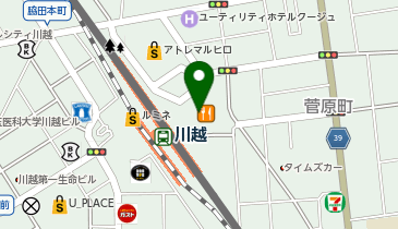 SAGAMI川越店の地図画像