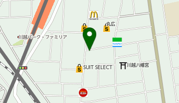 すずのき川越本店の地図画像