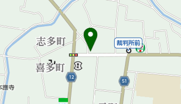 柳屋酒店の地図画像