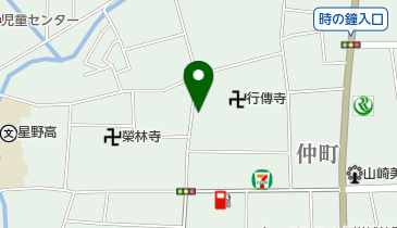 永沢自転車店の地図画像