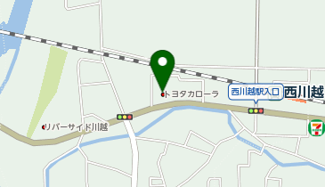 トヨタカローラ新埼玉株式会社 西川越店の地図画像