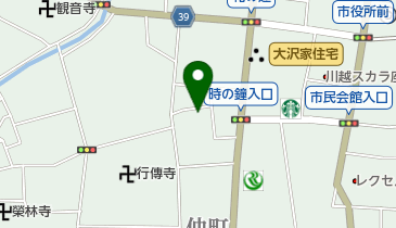 長喜院の地図画像