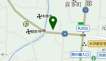 柏屋青果店の地図画像