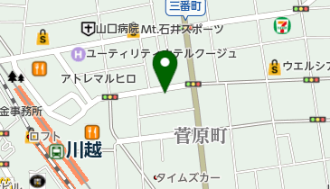 ピザハット川越店の地図画像