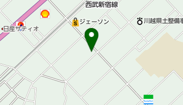 川越パル動物病院の地図画像