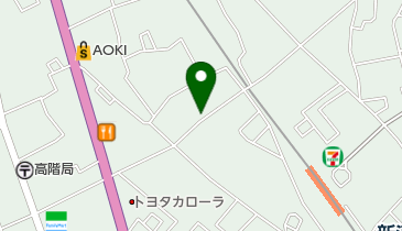 アルファ美容室の地図画像