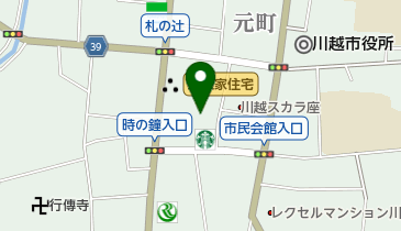 カマタ美容室の地図画像