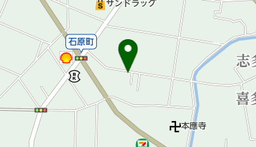 白百合美容室の地図画像