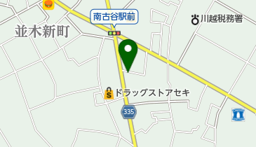 白百合美容室の地図画像