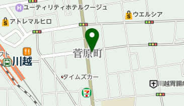 ヘアークリエイトプラージュの地図画像