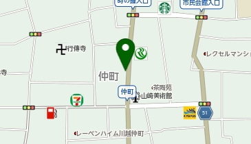 アルファルファ川越店の地図画像