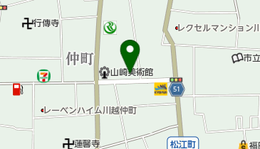 カットハウスシカノの地図画像