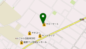 パシオス籠原店の地図画像