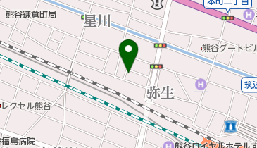日本キリスト教団熊谷教会の地図画像
