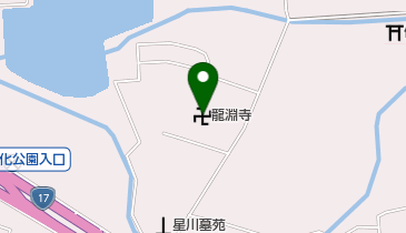 龍淵寺の地図画像