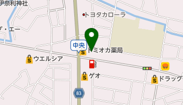 うさぎ整骨院の地図画像