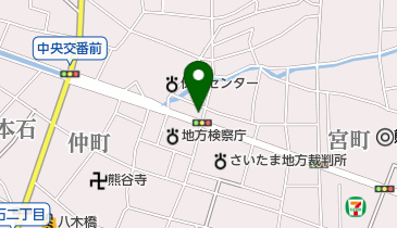 埼玉弁護士会熊谷支部の地図画像