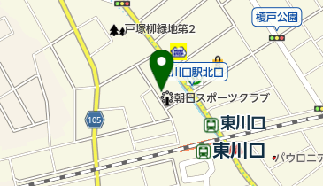朝日スポーツクラブBIG-S東川口の地図画像