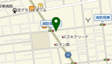 東海繊維 芝店の地図画像