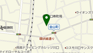 有限会社山北印刷所の地図画像