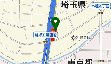埼玉県トラック協会川口支部の地図画像
