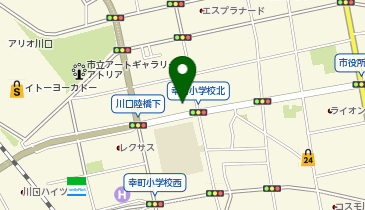 カギの救急車川口の地図画像