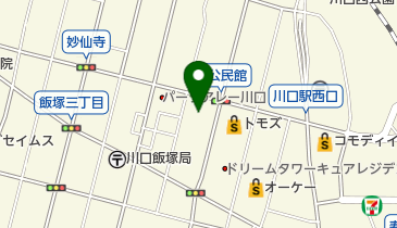 川口市立 西公民館の地図画像