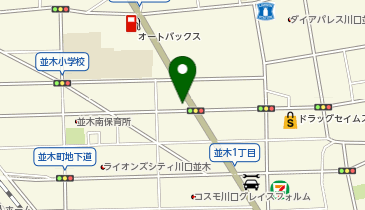 並木町一丁目会館の地図画像