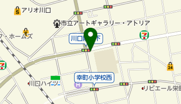 フラワーデザインの地図画像