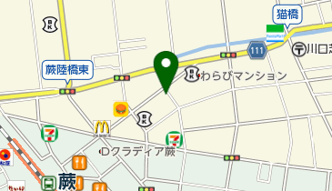 斎藤金物店の地図画像