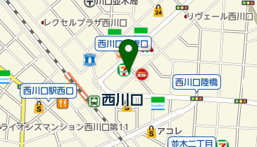 判子屋西川口店の地図画像