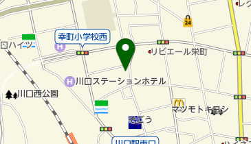 クロロフィル川口美顔教室の地図画像