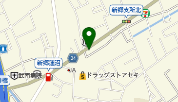 有限会社澤田自動車の地図画像