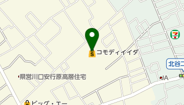 花いちばん安行店の地図画像