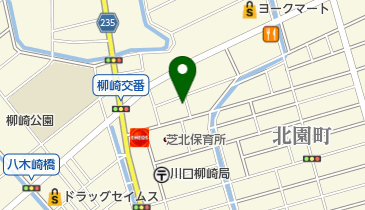 トップクリーナーズヤマザキの地図画像
