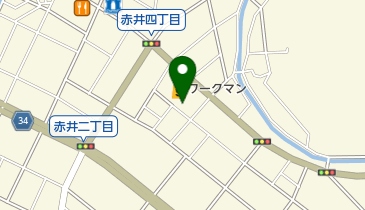 越川製作所の地図画像