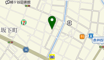 ポッシュ美容室の地図画像